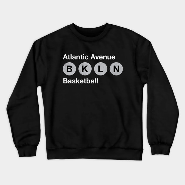 Brooklyn Nets Subway Earned Edition Uniform Crewneck Sweatshirt by BooTeeQue